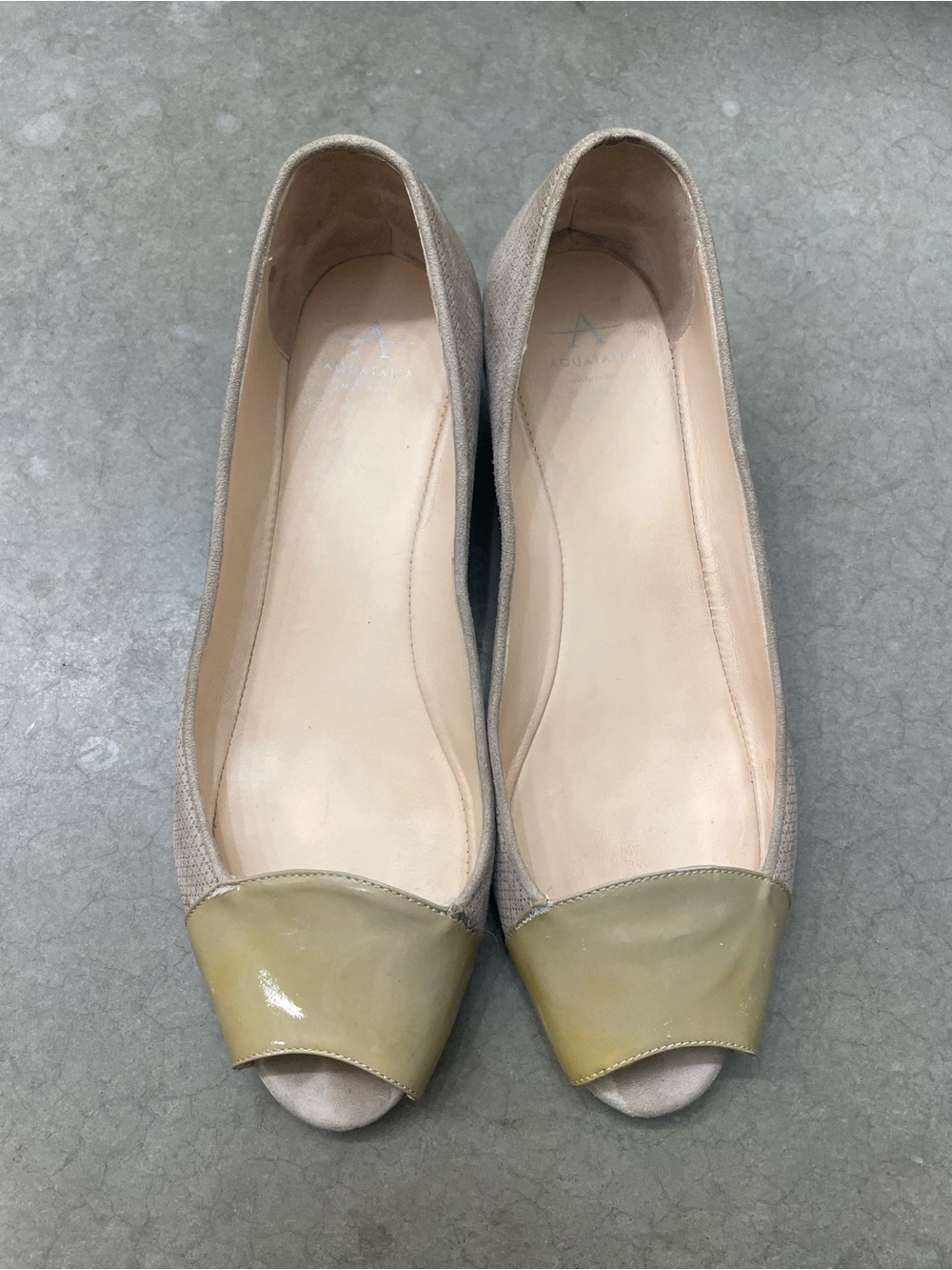 Aquatalia Peep-Toe Wedges